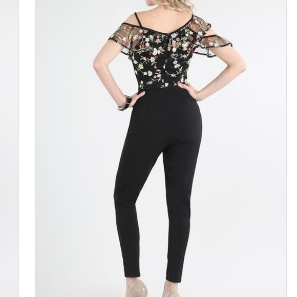 Nikibiki l Embroidered Ruffle Top Jumpsuit - Picture 3 of 4